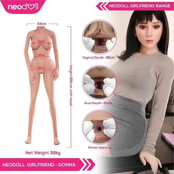 Neojoy Girlfriend Donna - Realistic Sex Doll - 158cm