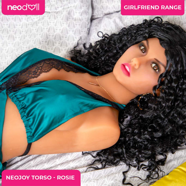 Neojoy Easy Torso With Girlfriend Rosie Head - Realistic Sex Doll Torso With Head Connector - Tan