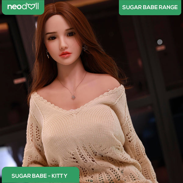 Neodoll Sugar Babe - Kitty - Realistic Sex Doll - Gel Breast - 157cm - Natural