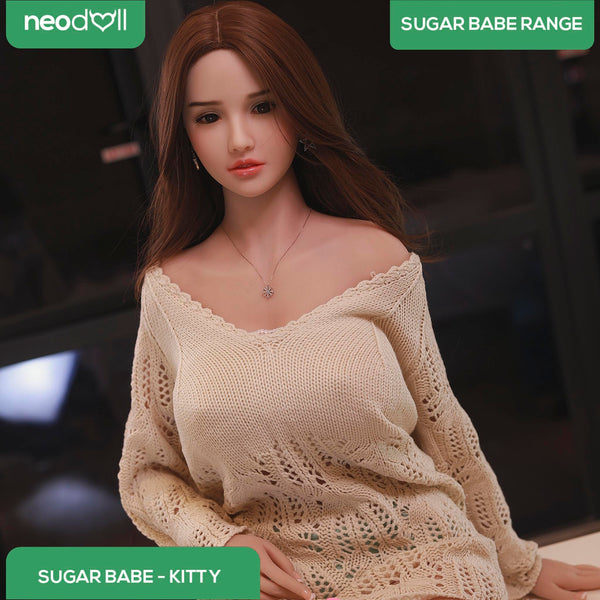 Neodoll Sugar Babe - Kitty - Realistic Sex Doll - Gel Breast - 157cm - Natural
