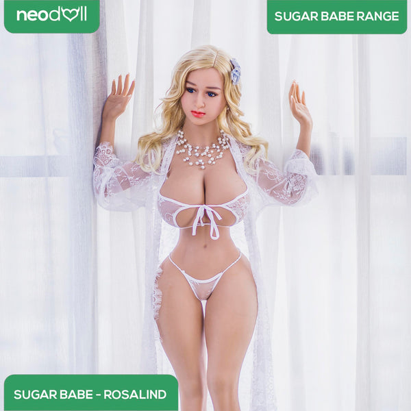Neodoll Sugar Babe - Rosalind - Realistic Sex Doll - Gel Breast - Uterus - 153cm - Natural