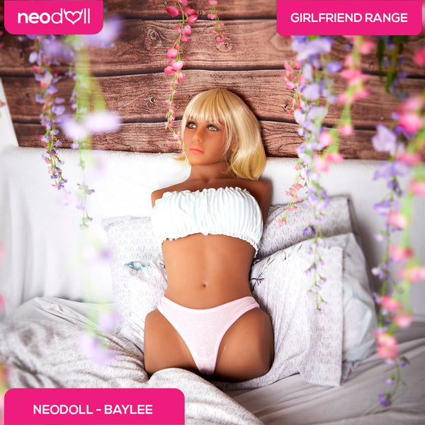 Neojoy Easy Torso With Girlfriend Baylee Head - Realistic Sex Doll Torso With Head Connector - Tan