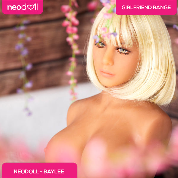 Neojoy Easy Torso With Girlfriend Baylee Head - Realistic Sex Doll Torso With Head Connector - Tan