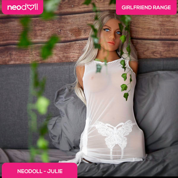 Neojoy Easy Torso With Girlfriend Julie Head - Realistic Sex Doll Torso With Head Connector - Tan