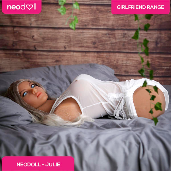 Neojoy Easy Torso With Girlfriend Julie Head - Realistic Sex Doll Torso With Head Connector - Tan