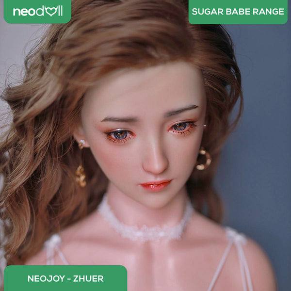 Neodoll Sugar Babe - Zhuer- Silicone TPE Hybrid Sex Doll - Gel Breast - Uterus - 157cm - Silicone Colour