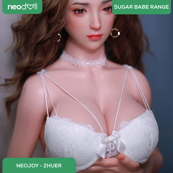 Neodoll Sugar Babe - Zhuer- Silicone TPE Hybrid Sex Doll - Gel Breast - Uterus - 157cm - Silicone Colour