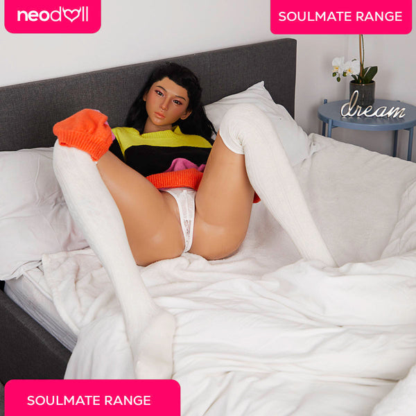 Soulmate - Jayden - Full Silicone Sex Doll - Gel Breast - 160cm - Tan - Implanted hair