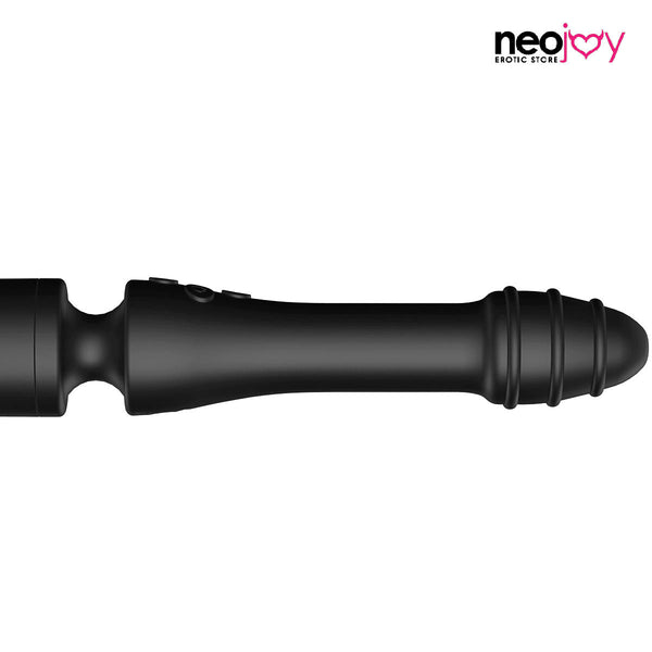 Neojoy - Wand Vibrator with Heated Dual Heads - Black