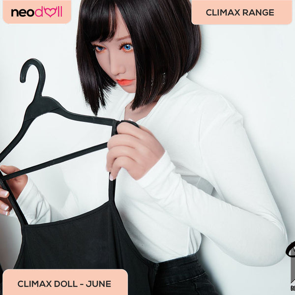 Climax Doll - June - Realistic Sex Doll - Gel Breast - 158cm - Tan