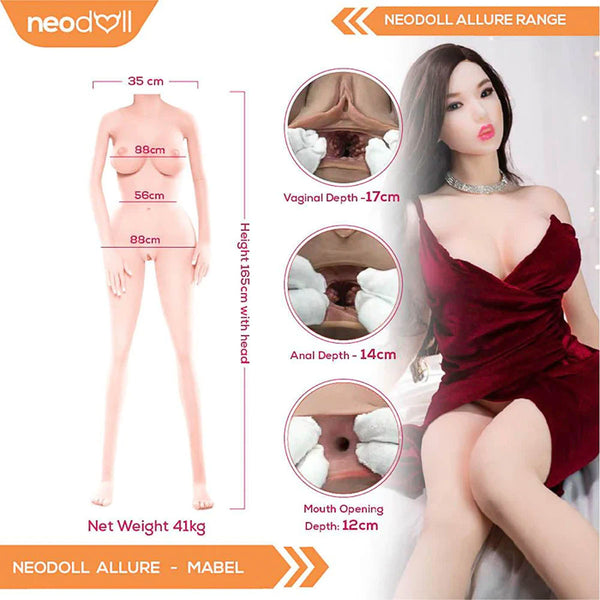 Neodoll Allure Mabel - Realistic Sex Doll - 165cm - Natural