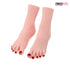 Neojoy Emma Foot Fetish Pair - Internal Skeleton & Toenails - Brown - With Vagina