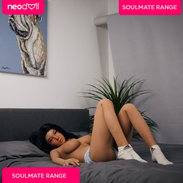 Soulmate - Janessa - Full Silicone Sex Doll - Gel Breast - 150cm - Tan - Implanted hair