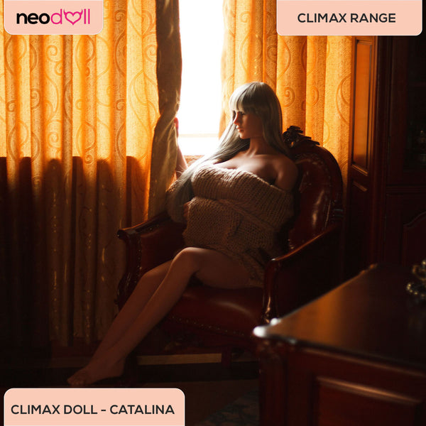 Climax Doll - Catalina - Realistic Sex Doll - Gel Breast - 158cm - White