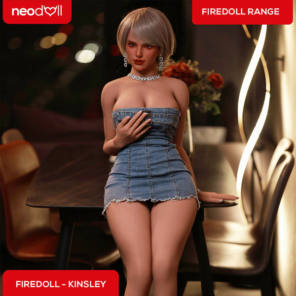 Fire Doll - Kinsley - Realistic Sex Doll - 163cm - Light Tan - Gel Breast - Articulated Hand