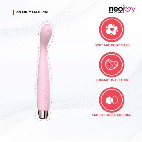 Neojoy-G Spot Dildo Vibrator-Pink