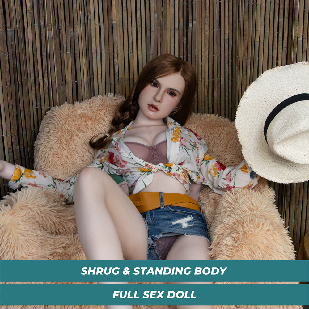 Youqdoll - Isla - Realistic Silicone Sex doll - 165cm - Implanted Hair - Gel Breast - Natural