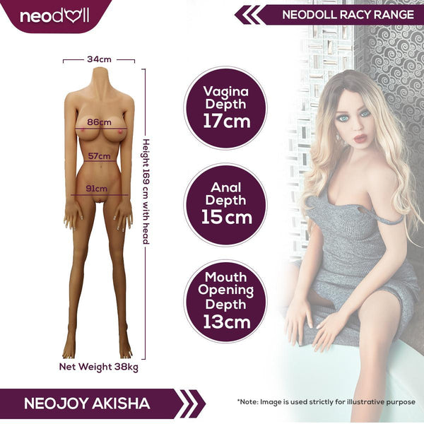 Irontech Akisha - Realistic Sex Doll - 169cm