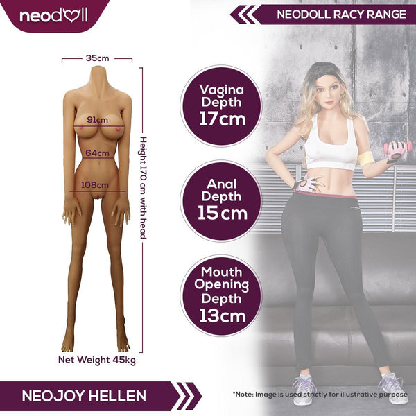 Irontech Ellen - Realistic Sex Doll - 170cm